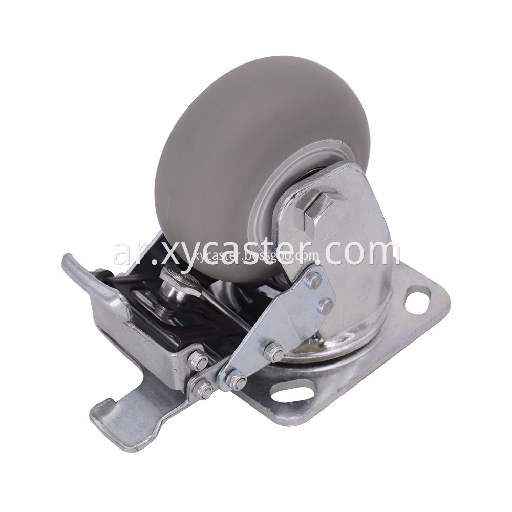 4 Inch Tpr Caster With Brake